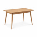 Table à manger rectangulaire en bois 120x80x75 cm