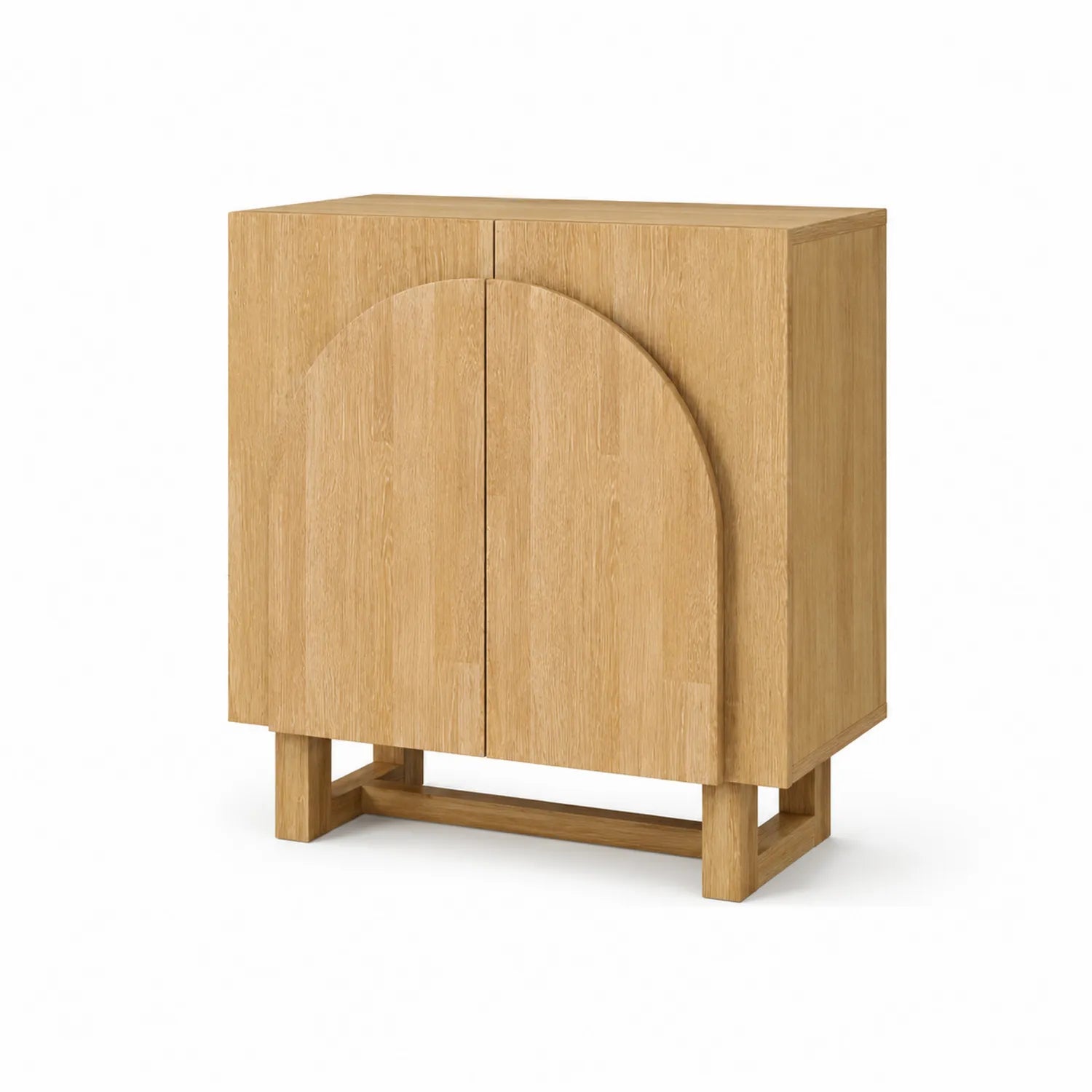 Buffet en bois chêne avec portes en arc