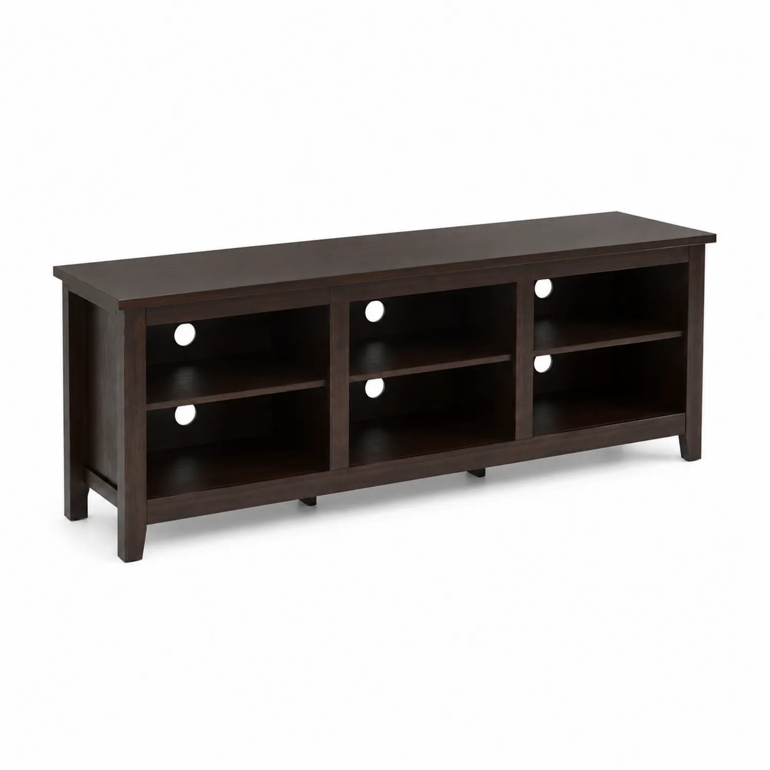 Meuble TV en bois d'ingénierie Marron Foncé 150x40x50 cm