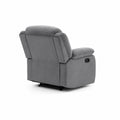 Fauteuil inclinable en microfibre gris