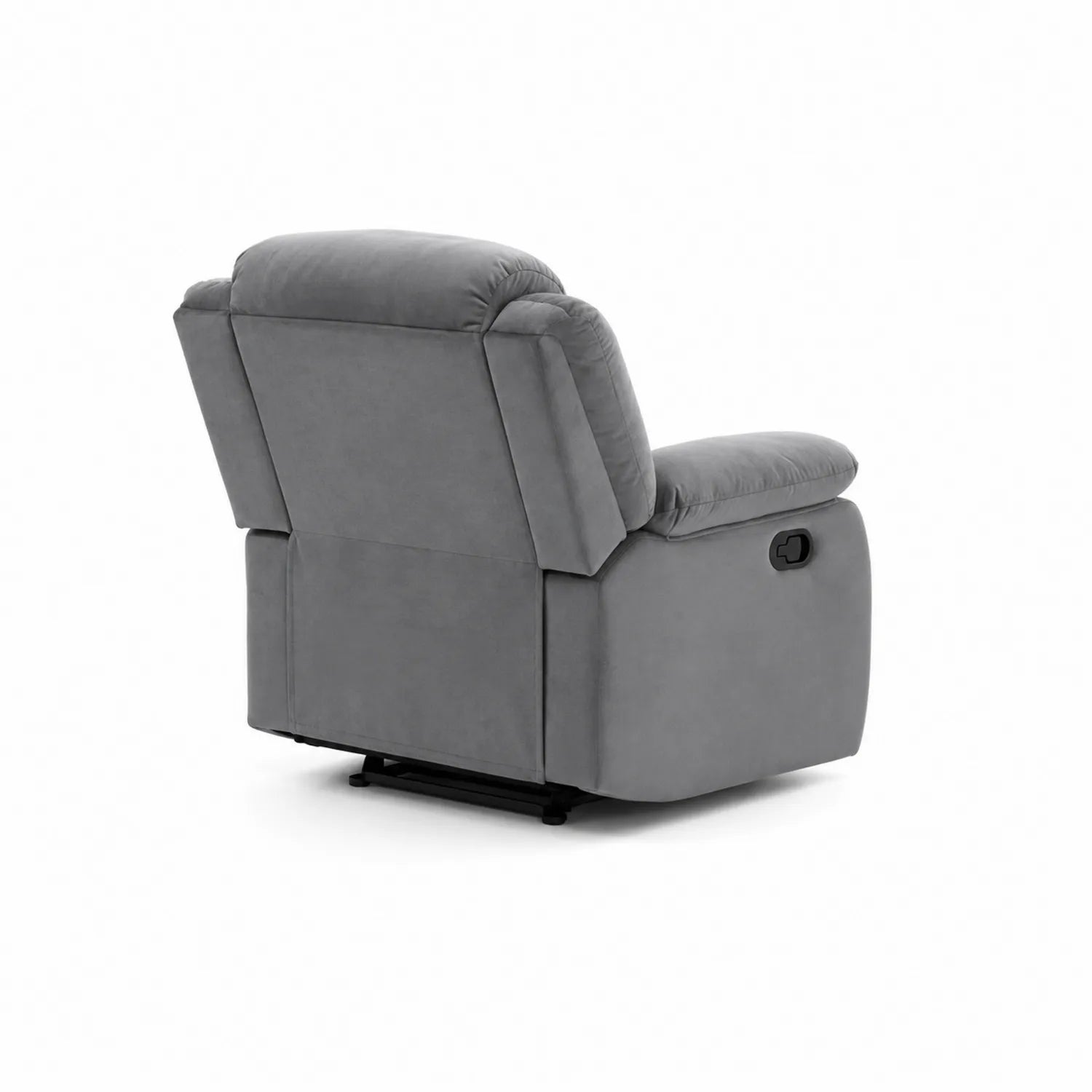 Fauteuil inclinable en microfibre gris