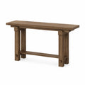 Table Console en Bois de Chêne Massif 120x40x75 cm